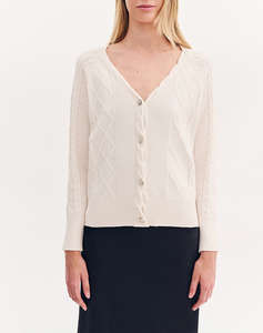 FOREL Cardigan tricotat