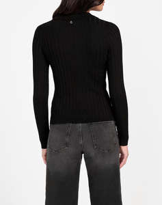 GUESS LS VN RIB MIRANDA SWTR PULOVER DE DAMA