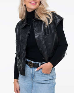 GUESS CHANTAL PU EMBRO VEST GEACA DE DAMA