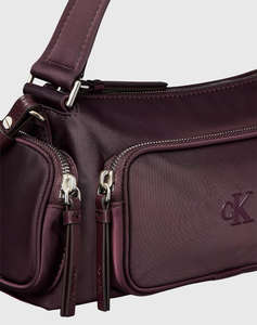 CALVIN KLEIN POCKET NYLON BAG W/ STRAP