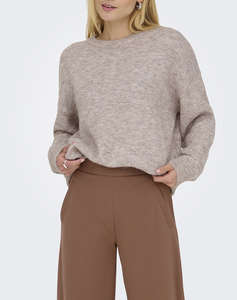 ONLY ONLAZU LS BOXY O-NECK KNT