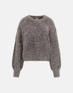 GUESS LS CN KIRA LUREX MIX SWTR PULOVER DE DAMA