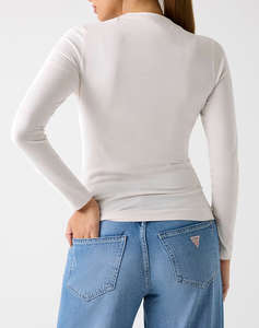 GUESS LS CN LEO TRIANGLE TEE BLUZA DE DAMA