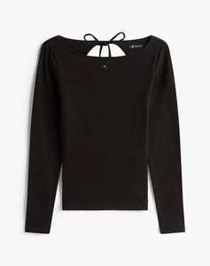 TOMMY JEANS TJW SLIM S FLAG BLING LS TOP