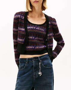 TOMMY JEANS TJW FAIRISLE CARDIGAN