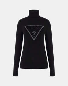 GUESS LS TN MELANIE TRIANGLE LOGO SW TRICOTAT DE DAMA