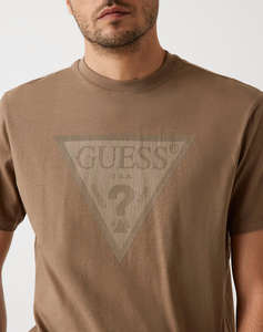 GUESS CN SS TRIANGLE LOGO TEE BLUZA DE BARBATI