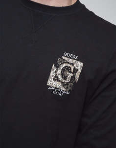 GUESS CN LS BIG G LOGO TEE BLUZA DE BARBATI