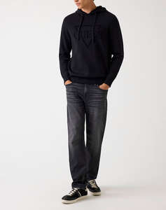 GUESS JOBY HOODIE FRENCH TERRY SWTR TRICOTAT DE BARBATI