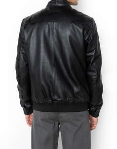 THE BOSTONIANS GEACA DIN PIELE BOMBER REGULAR FIT