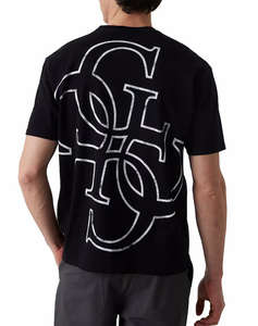 GUESS SS BSC DSTRSSD QUATTRO G TEE BLUZA DE BARBATI