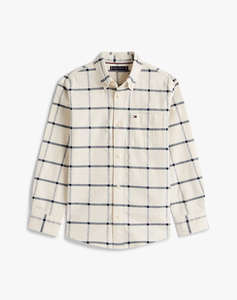 TOMMY HILFIGER WINDOW PANE CHECK SHIRT LS