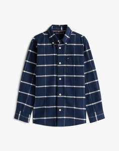 TOMMY HILFIGER WINDOW PANE CHECK SHIRT LS