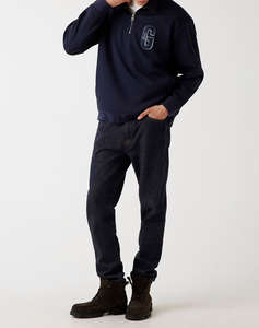 GUESS HARRIS TWILL ZIP MOCK NECK HANORAC DE BARBATI