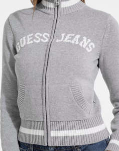 GUESS JEANS GJ LS ZIPPED INTARSIA SWTR PULOVER DE DAMA