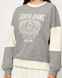 GUESS JEANS GJ CN OS RACKET PIECED SWEAT HANORAC DE DAMA