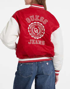 GUESS JEANS GJ VARSITY WITH EMBROIDERY GEACA DE DAMA