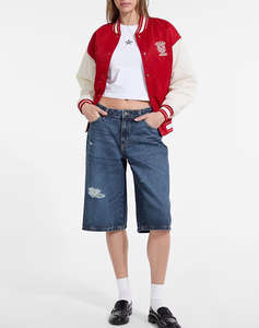 GUESS JEANS GJ VARSITY WITH EMBROIDERY GEACA DE DAMA