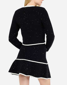 LIU JO BLACK_CF5M16_ECS GIACCA IN MAGLIA M/L SACOU DE DAMA