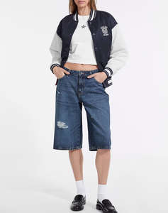 GUESS JEANS GJ VARSITY WITH EMBROIDERY GEACA DE DAMA