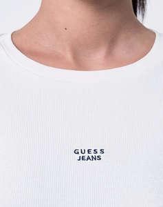 GUESS JEANS GJ LS CN EMBRO SLIM TOP BLUZA DE DAMA