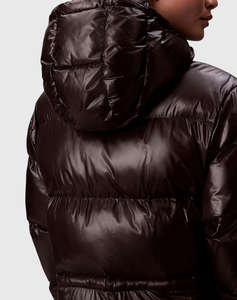 CALVIN KLEIN SHINE LONG PUFFER COAT