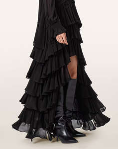 ALL SAINTS CAVARLY LS MAXI DRES