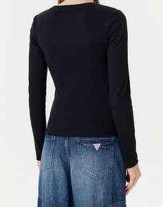 GUESS JEANS GJ LS CN EMBRO SLIM TOP BLUZA DE DAMA