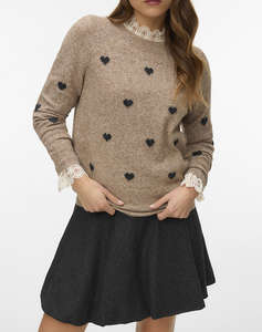 VERO MODA VMDOFFY INTARSIA LS O-NCK PULLOV GA NOOS