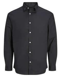 JACK&JONES JREBGAVIN SOLID SHIRT LS NOOS