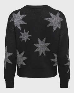 ONLY ONLROSIE LS O-NECK GLITTER KNT