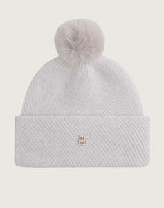 TOMMY HILFIGER POM POM BEANIE LUREX GP