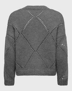 ONLY ONLKANSAS LIFE LS SEQUINS O-NECK KNT