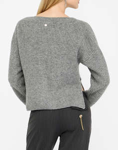 LIU JO BLACK_CF5M21_MAGLIA CHIUSA M/L BLUZA DE DAMA