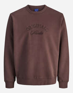 JACK&JONES JORBLEECKER BRANDING SWEAT CREW BF