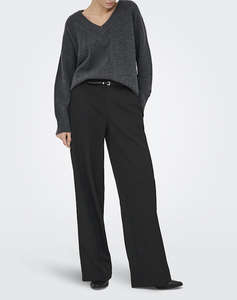 ONLY ONLMARI LS LOOSE V-NECK KNT