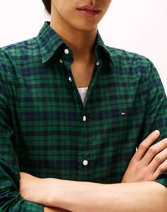 TOMMY HILFIGER MERCERIZED BLACKWATCH RF SHIRT