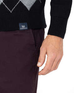 THE BOSTONIANS PULOVER JAQUARD DECOLTEU REGULAR FIT