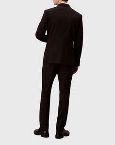 CALVIN KLEIN ITALIAN WOOL BLEND SLIM TROUSER