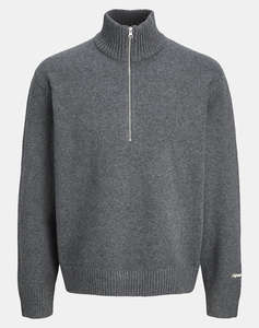 JACK&JONES JORNORREBRO KNIT HALF ZIP SN
