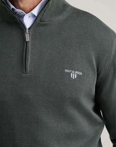 NAVY&GREEN BLUZA TRICOTATA