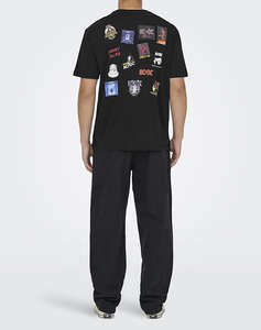 ONLY&SONS ONSACDC RLX SS LIC TEE