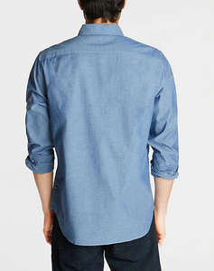 NAUTICA CAMASA ΜΜ SUST.L/S TENCEL ANCHOR SOLID