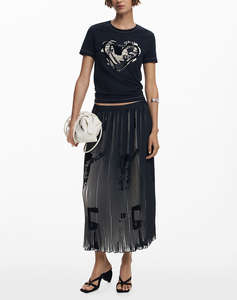 DESIGUAL FAL_NEWSPAPERS FUSTA DE DAMA