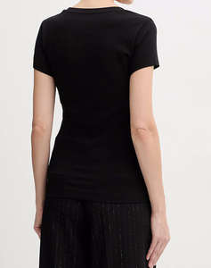 GUESS SS CN PEONY TRIANGLE TEE BLUZA DE DAMA