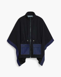 DESIGUAL PONCHO_DENIM ALDAMA DE DAMA