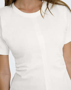 ONLY ONLMARIE S/S RUCHING TOP JRS NOOS