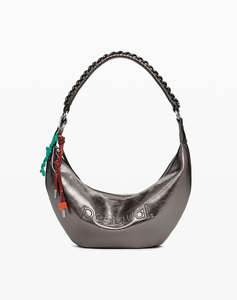 DESIGUAL BAG_HALF LOGO ZANTE DARK SILVER GEANTA DE DAMA