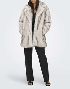 ONLY ONLDAWN LIFE FAUX FUR COAT CC OTW