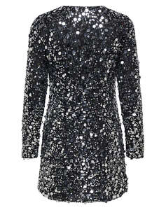 ONLY ONLANIKA CATINA LS SEQUINS DRESS WVN
